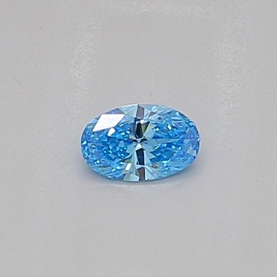 Loose Diamond - OVAL 0.19ct Fancy Vivid Blue VS1: Loose Diamond - OVAL 0.19ct Fancy Vivid Blue VS1 Source: This is a real non-mined Diamond that has been grown in a lab Shape: OVAL Carats: 0.19 Color: Fancy Vivid Blue Certification: IGI Video: