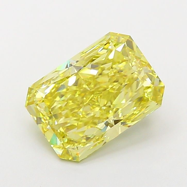 Loose Diamond - RADIANT 4.02ct Fancy Intense Yellow VS1: Loose Diamond - RADIANT 4.02ct Fancy Intense Yellow VS1 Source: This is a real non-mined Diamond that has been grown in a lab Shape: RADIANT Carats: 4.02 Color: Fancy Intense Yellow Certification: