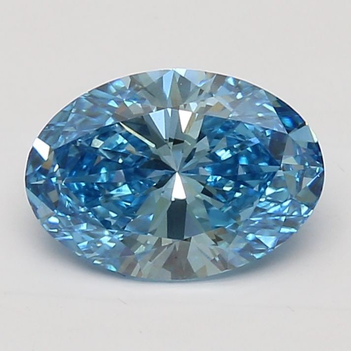 Loose Diamond - OVAL 1.99ct Fancy Vivid Blue VVS2: Loose Diamond - OVAL 1.99ct Fancy Vivid Blue VVS2 Source: This is a real non-mined Diamond that has been grown in a lab Shape: OVAL Carats: 1.99 Color: Fancy Vivid Blue Certification: IGI Video: