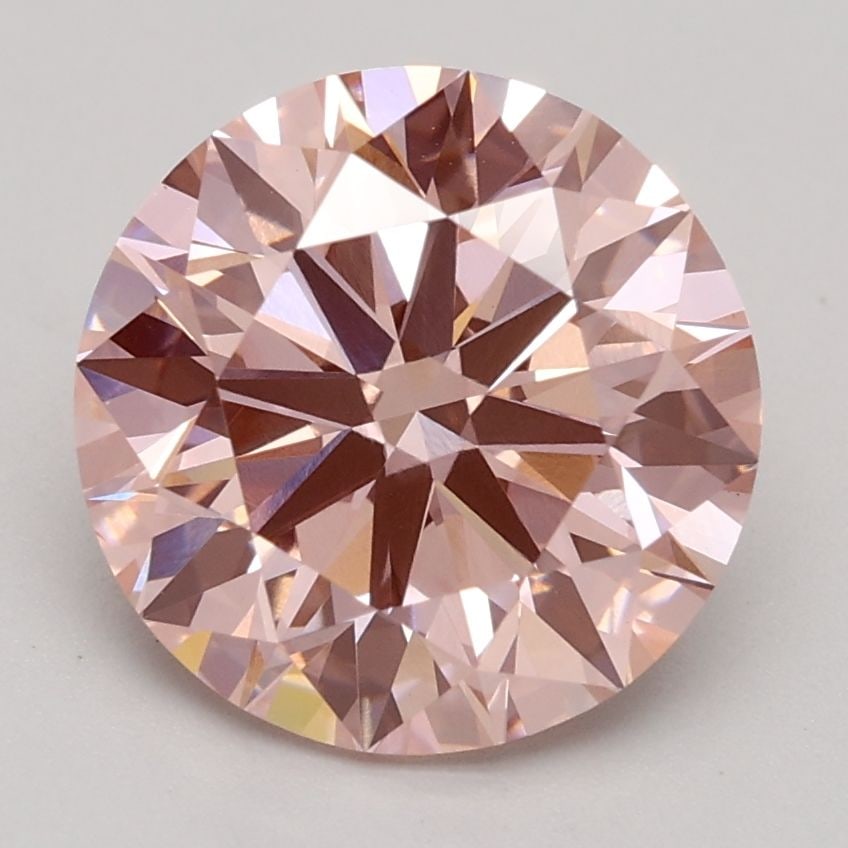 Ideal Loose Diamond - ROUND 2.2ct Fancy Intense Pink VS1: Ideal Loose Diamond - ROUND 2.2ct Fancy Intense Pink VS1 Source: This is a real non-mined Diamond that has been grown in a lab Shape: ROUND Carats: 2.2 Color: Fancy Intense Pink Certification: IGI Vid