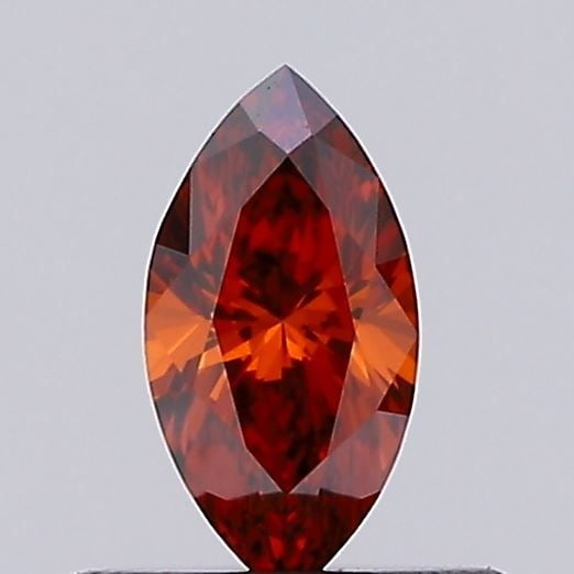 Loose Diamond - MARQUISE 0.32ct Fancy Deep Orange VS1: Loose Diamond - MARQUISE 0.32ct Fancy Deep Orange VS1 Source: This is a real non-mined Diamond that has been grown in a lab Shape: MARQUISE Carats: 0.32 Color: Fancy Deep Orange Certification: IGI Vid