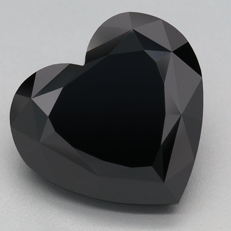 Loose Diamond - HEART 3.17ct Fancy Black: Loose Diamond - HEART 3.17ct Fancy Black Source: This is a real non-mined Diamond that has been grown in a lab Shape: HEART Carats: 3.17 Color: Fancy Black Certification: IGI Video: