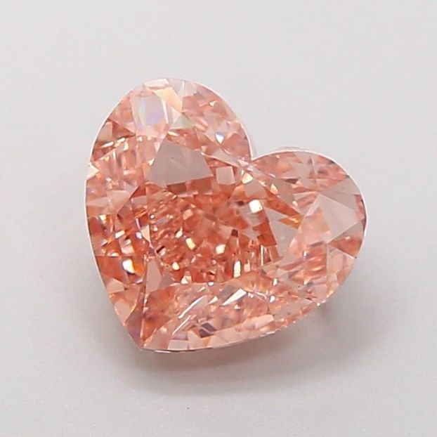 Loose Diamond - HEART 2.51ct Fancy Pinkish Brown VS1: Loose Diamond - HEART 2.51ct Fancy Pinkish Brown VS1 Source: This is a real non-mined Diamond that has been grown in a lab Shape: HEART Carats: 2.51 Color: Fancy Pinkish Brown Certification: IGI Video