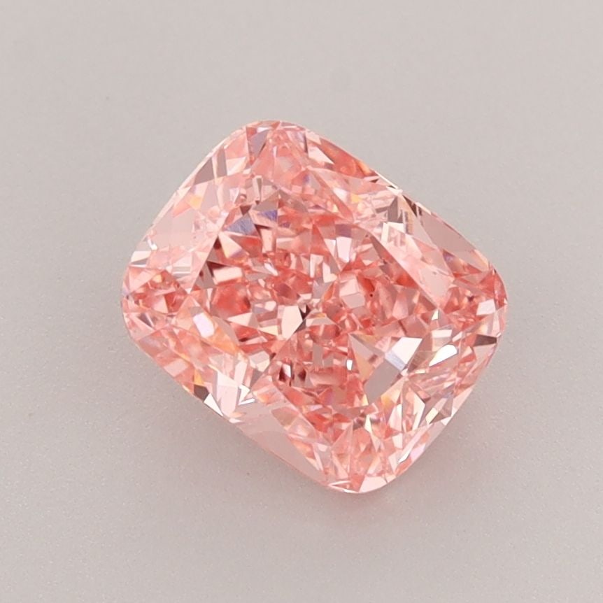 Loose Diamond - CUSHION BRILLIANT 1.63ct Fancy Vivid Pink VS1: Loose Diamond - CUSHION BRILLIANT 1.63ct Fancy Vivid Pink VS1 Source: This is a real non-mined Diamond that has been grown in a lab Shape: CUSHION BRILLIANT Carats: 1.63 Color: Fancy Vivid Pink Certif