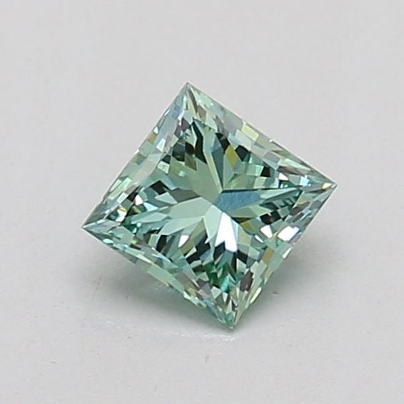 Loose Diamond - PRINCESS 0.28ct Fancy Vivid Green VS1: Loose Diamond - PRINCESS 0.28ct Fancy Vivid Green VS1 Source: This is a real non-mined Diamond that has been grown in a lab Shape: PRINCESS Carats: 0.28 Color: Fancy Vivid Green Certification: IGI Add