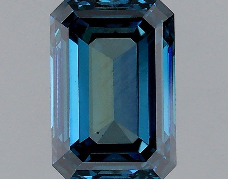 Loose Diamond - EMERALD 1.12ct Fancy Deep Greenish Blue VS1: Loose Diamond - EMERALD 1.12ct Fancy Deep Greenish Blue VS1 Source: This is a real non-mined Diamond that has been grown in a lab Shape: EMERALD Carats: 1.12 Color: Fancy Deep Greenish Blue Certificat