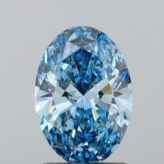 Loose Diamond - OVAL 1.46ct Fancy Vivid Blue VS2: Loose Diamond - OVAL 1.46ct Fancy Vivid Blue VS2 Source: This is a real non-mined Diamond that has been grown in a lab Shape: OVAL Carats: 1.46 Color: Fancy Vivid Blue Certification: IGI Additional im