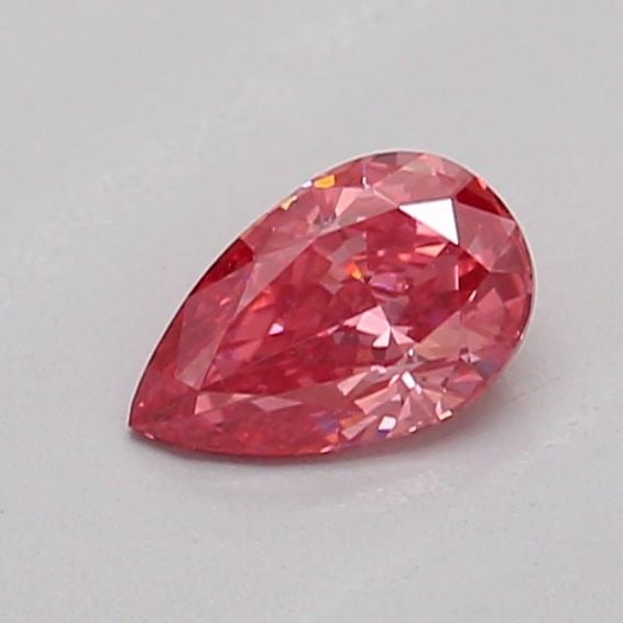 Loose Diamond - PEAR 0.23ct Fancy Vivid Pink VVS2: Loose Diamond - PEAR 0.23ct Fancy Vivid Pink VVS2 Source: This is a real non-mined Diamond that has been grown in a lab Shape: PEAR Carats: 0.23 Color: Fancy Vivid Pink Certification: IGI Additional