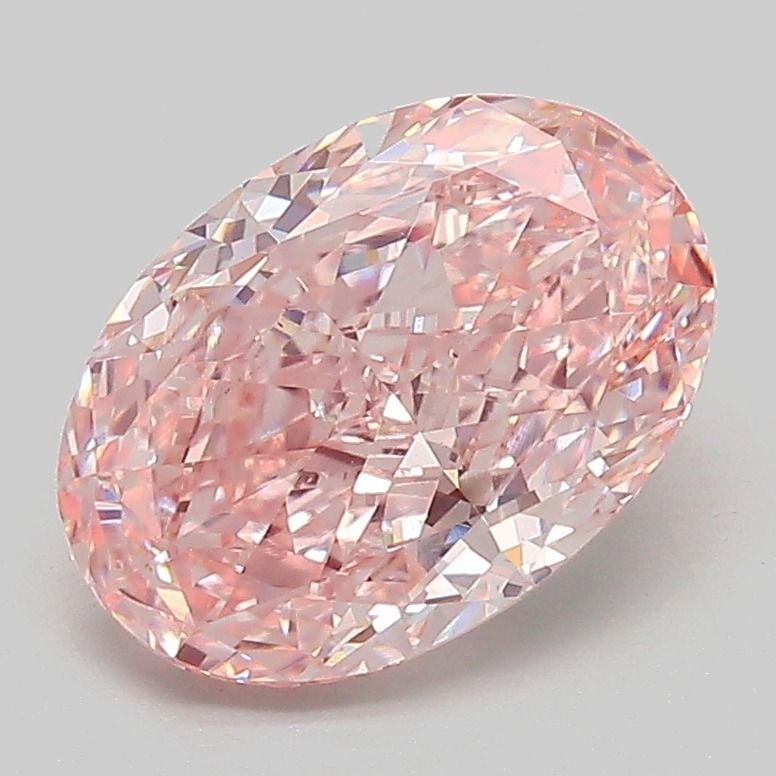 Loose Diamond - OVAL 2.34ct Fancy Vivid Pink VS1: Loose Diamond - OVAL 2.34ct Fancy Vivid Pink VS1 Source: This is a real non-mined Diamond that has been grown in a lab Shape: OVAL Carats: 2.34 Color: Fancy Vivid Pink Certification: IGI Video: