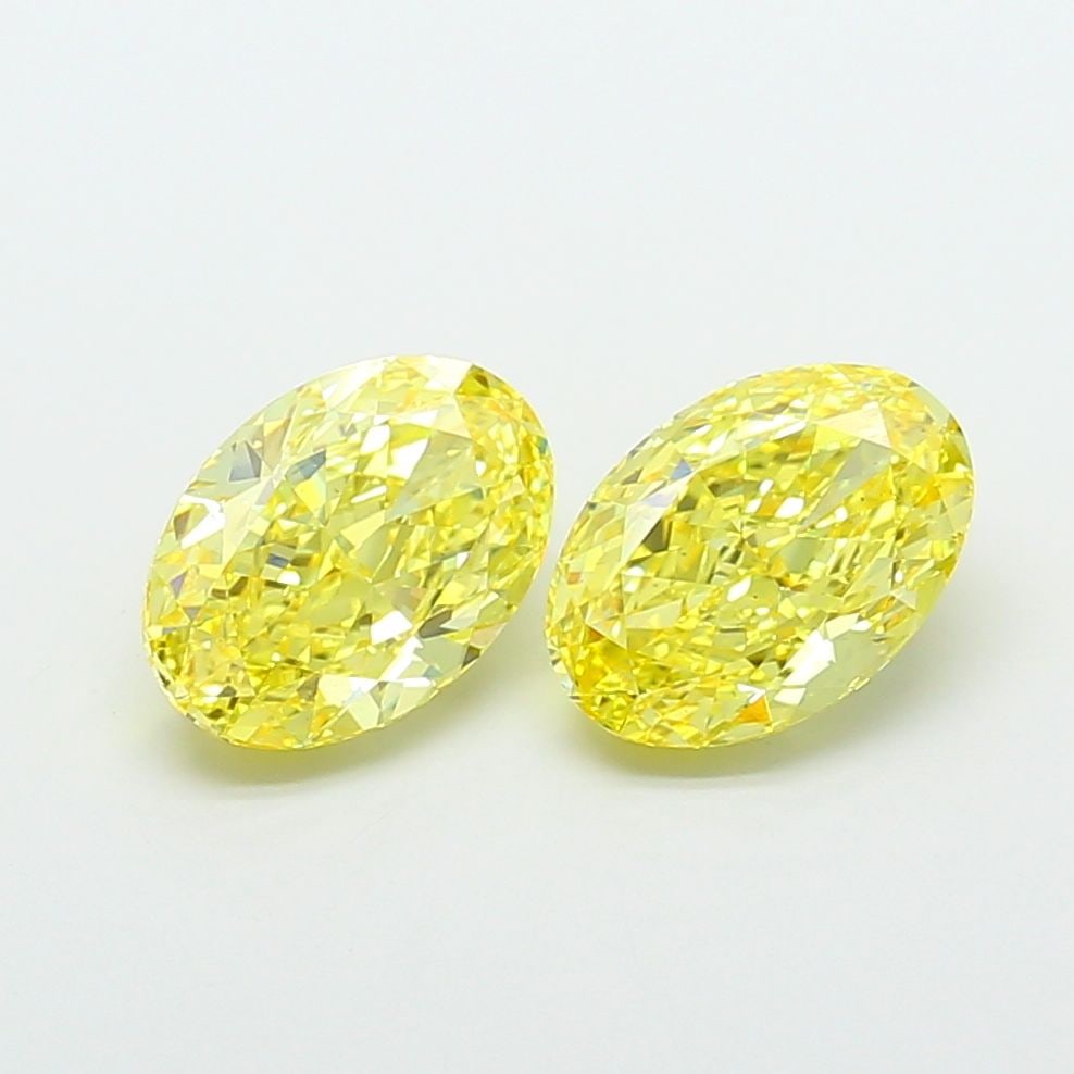 Loose Diamond - OVAL 3.12ct Fancy Intense Yellow VS2: Loose Diamond - OVAL 3.12ct Fancy Intense Yellow VS2 Source: This is a real non-mined Diamond that has been grown in a lab Shape: OVAL Carats: 3.12 Color: Fancy Intense Yellow Certification: IGI Video
