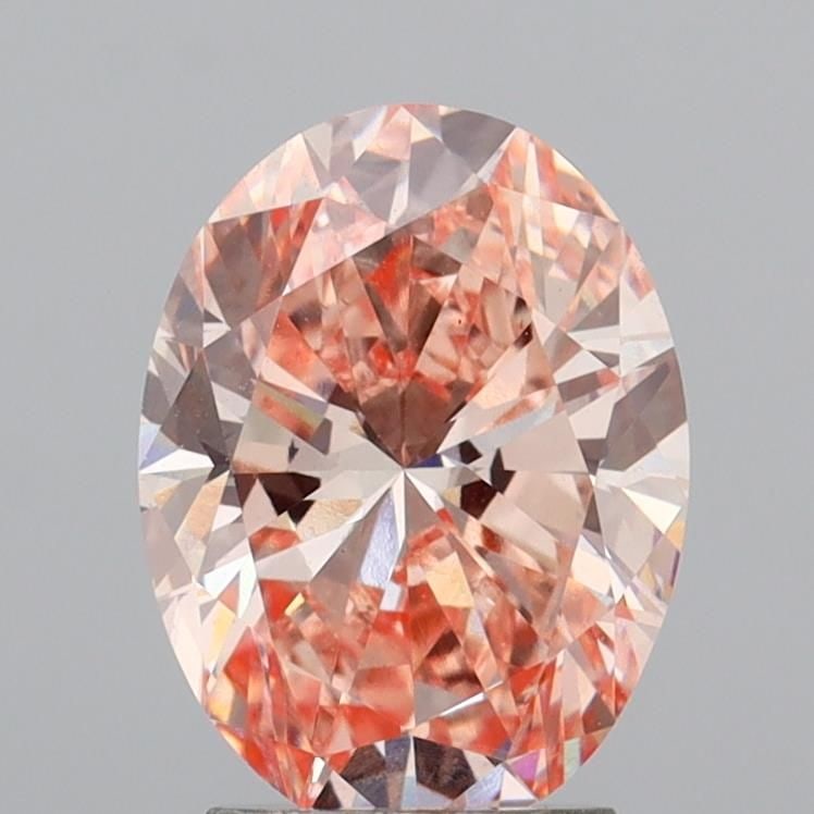 Loose Diamond - OVAL 2.94ct Fancy Intense Pink VS1: Loose Diamond - OVAL 2.94ct Fancy Intense Pink VS1 Source: This is a real non-mined Diamond that has been grown in a lab Shape: OVAL Carats: 2.94 Color: Fancy Intense Pink Certification: IGI Video:
