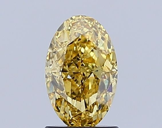Loose Diamond - OVAL 1.51ct Fancy Yellow SI1: Loose Diamond - OVAL 1.51ct Fancy Yellow SI1 Source: This is a real non-mined Diamond that has been grown in a lab Shape: OVAL Carats: 1.51 Color: Fancy Yellow Certification: IGI Video: