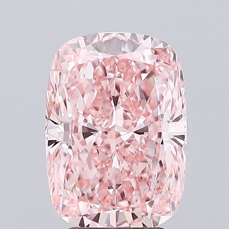 Loose Diamond - CUSHION MODIFIED 3.57ct Fancy Vivid Pink VVS2: Loose Diamond - CUSHION MODIFIED 3.57ct Fancy Vivid Pink VVS2 Source: This is a real non-mined Diamond that has been grown in a lab Shape: CUSHION MODIFIED Carats: 3.57 Color: Fancy Vivid Pink Certifi