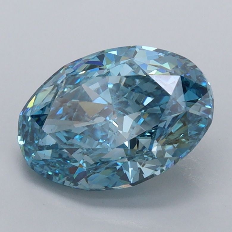 Loose Diamond - OVAL 2.0ct Fancy Vivid Blue VVS2: Loose Diamond - OVAL 2.0ct Fancy Vivid Blue VVS2 Source: This is a real non-mined Diamond that has been grown in a lab Shape: OVAL Carats: 2.0 Color: Fancy Vivid Blue Certification: IGI Video:
