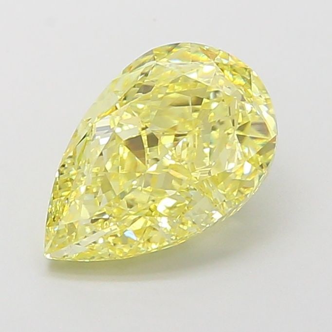 Loose Diamond - PEAR 3.54ct Fancy Intense Yellow VS1: Loose Diamond - PEAR 3.54ct Fancy Intense Yellow VS1 Source: This is a real non-mined Diamond that has been grown in a lab Shape: PEAR Carats: 3.54 Color: Fancy Intense Yellow Certification: IGI