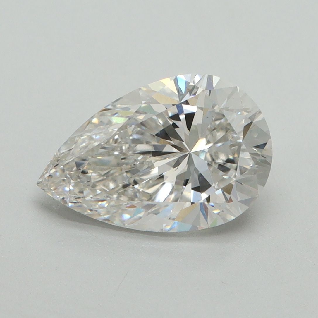 Loose Diamond - PEAR 2.15ct F VS1: Loose Diamond - PEAR 2.15ct F VS1 Source: This is a real non-mined Diamond that has been grown in a lab Shape: PEAR Carats: 2.15 Color: F Clarity: VS1 Certification: GSI Video: Video Link Additional