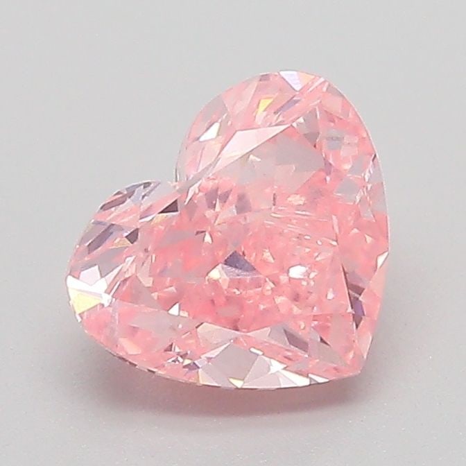 Loose Diamond - HEART 1.33ct Fancy Vivid Pink VVS2: Loose Diamond - HEART 1.33ct Fancy Vivid Pink VVS2 Source: This is a real non-mined Diamond that has been grown in a lab Shape: HEART Carats: 1.33 Color: Fancy Vivid Pink Certification: IGI Video: