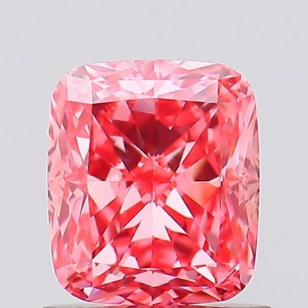 Loose Diamond - CUSHION MODIFIED 1.07ct Fancy Vivid Pink VS1: Loose Diamond - CUSHION MODIFIED 1.07ct Fancy Vivid Pink VS1 Source: This is a real non-mined Diamond that has been grown in a lab Shape: CUSHION MODIFIED Carats: 1.07 Color: Fancy Vivid Pink Certific