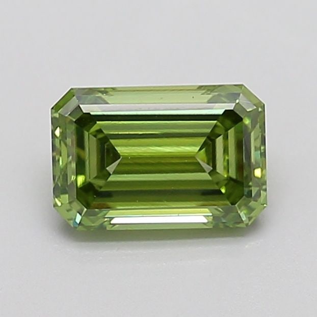 Loose Diamond - EMERALD 1.0ct Fancy Vivid Green VS1: Loose Diamond - EMERALD 1.0ct Fancy Vivid Green VS1 Source: This is a real non-mined Diamond that has been grown in a lab Shape: EMERALD Carats: 1.0 Color: Fancy Vivid Green Certification: IGI Video: