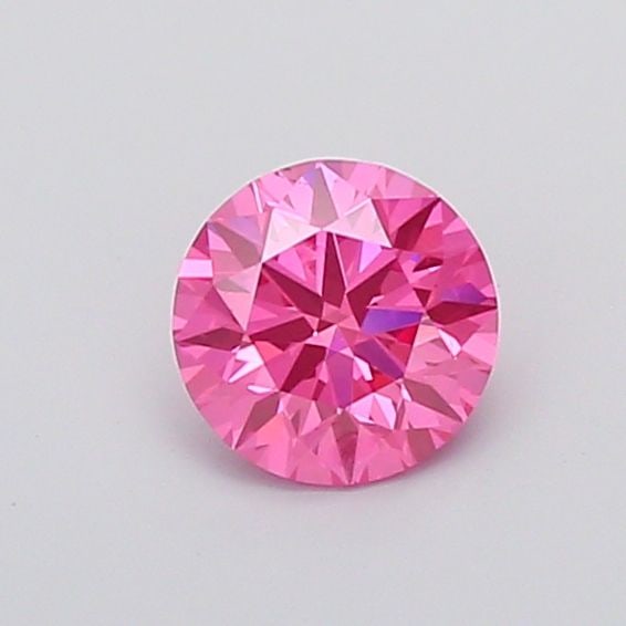 Ideal Loose Diamond - ROUND 1.02ct Fancy Vivid Pink VS1: Ideal Loose Diamond - ROUND 1.02ct Fancy Vivid Pink VS1 Source: This is a real non-mined Diamond that has been grown in a lab Shape: ROUND Carats: 1.02 Color: Fancy Vivid Pink Certification: IGI Video
