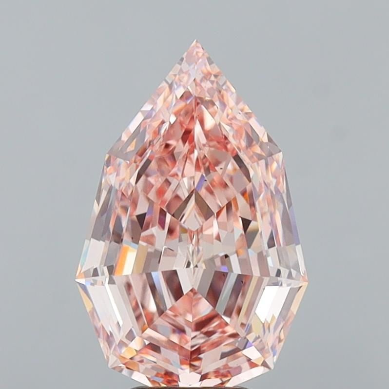 Loose Diamond - PEAR 5.05ct Fancy Intense Pink VS1: Loose Diamond - PEAR 5.05ct Fancy Intense Pink VS1 Source: This is a real non-mined Diamond that has been grown in a lab Shape: PEAR Carats: 5.05 Color: Fancy Intense Pink Certification: IGI Video: