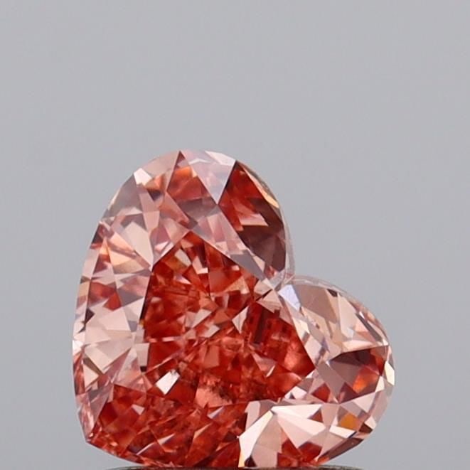 Loose Diamond - HEART 1.02ct Fancy Intense Brownish Pink VS1: Loose Diamond - HEART 1.02ct Fancy Intense Brownish Pink VS1 Source: This is a real non-mined Diamond that has been grown in a lab Shape: HEART Carats: 1.02 Color: Fancy Intense Brownish Pink