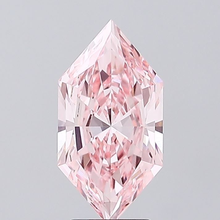 Loose Diamond - HEXAGONAL 3.06ct Fancy Vivid Pink VVS2: Loose Diamond - HEXAGONAL 3.06ct Fancy Vivid Pink VVS2 Source: This is a real non-mined Diamond that has been grown in a lab Shape: HEXAGONAL Carats: 3.06 Color: Fancy Vivid Pink Certification: IGI Vi