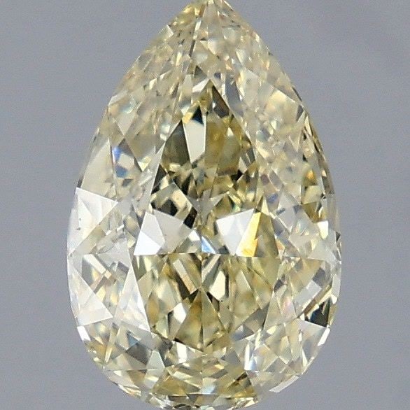 Loose Diamond - PEAR 2.04ct Fancy Intense Yellow VS1: Loose Diamond - PEAR 2.04ct Fancy Intense Yellow VS1 Source: This is a real non-mined Diamond that has been grown in a lab Shape: PEAR Carats: 2.04 Color: Fancy Intense Yellow Certification: IGI Video