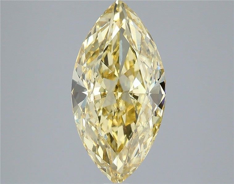 Loose Diamond - MARQUISE 4.06ct Fancy Intense Yellow VS2: Loose Diamond - MARQUISE 4.06ct Fancy Intense Yellow VS2 Source: This is a real non-mined Diamond that has been grown in a lab Shape: MARQUISE Carats: 4.06 Color: Fancy Intense Yellow Certification:
