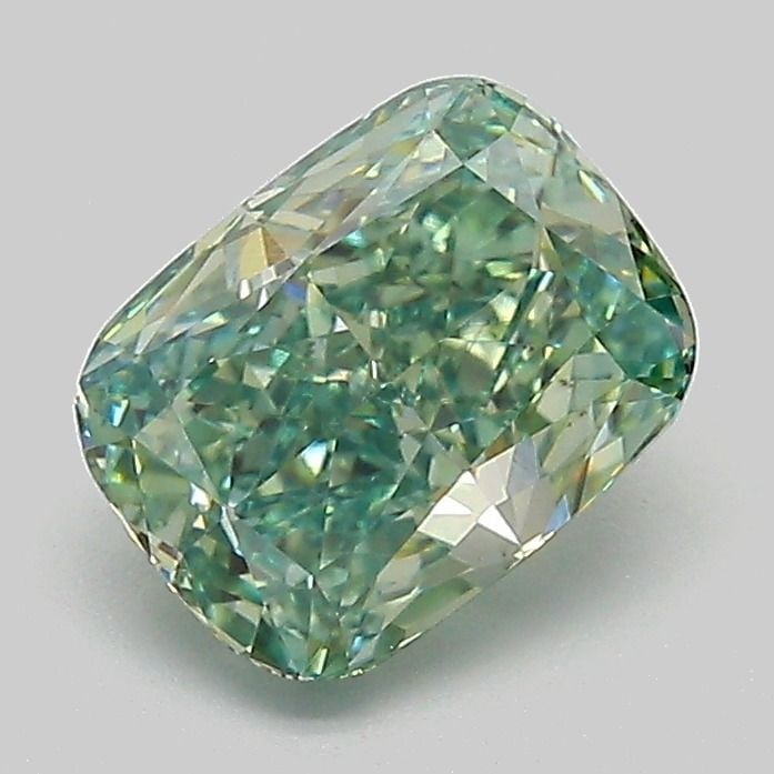 Loose Diamond - CUSHION MODIFIED 1.52ct Fancy Vivid Green VS2: Loose Diamond - CUSHION MODIFIED 1.52ct Fancy Vivid Green VS2 Source: This is a real non-mined Diamond that has been grown in a lab Shape: CUSHION MODIFIED Carats: 1.52 Color: Fancy Vivid Green Certif