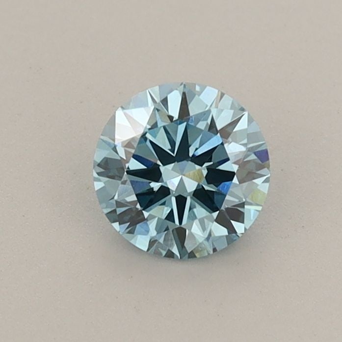 Loose Diamond - ROUND 0.52ct Fancy Vivid Blue VVS2: Loose Diamond - ROUND 0.52ct Fancy Vivid Blue VVS2 Source: This is a real non-mined Diamond that has been grown in a lab Shape: ROUND Carats: 0.52 Color: Fancy Vivid Blue Certification: IGI Video: