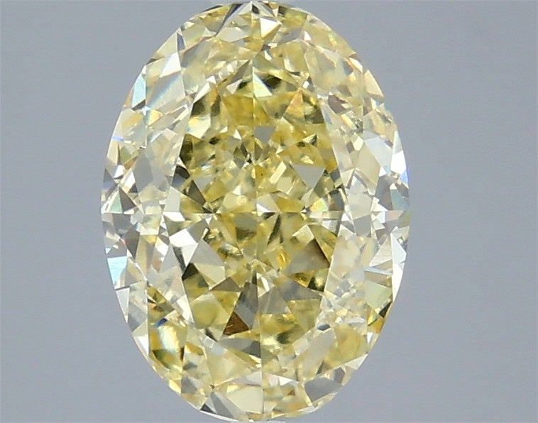 Loose Diamond - OVAL 3.57ct Fancy Intense Yellow VS1: Loose Diamond - OVAL 3.57ct Fancy Intense Yellow VS1 Source: This is a real non-mined Diamond that has been grown in a lab Shape: OVAL Carats: 3.57 Color: Fancy Intense Yellow Certification: IGI Video