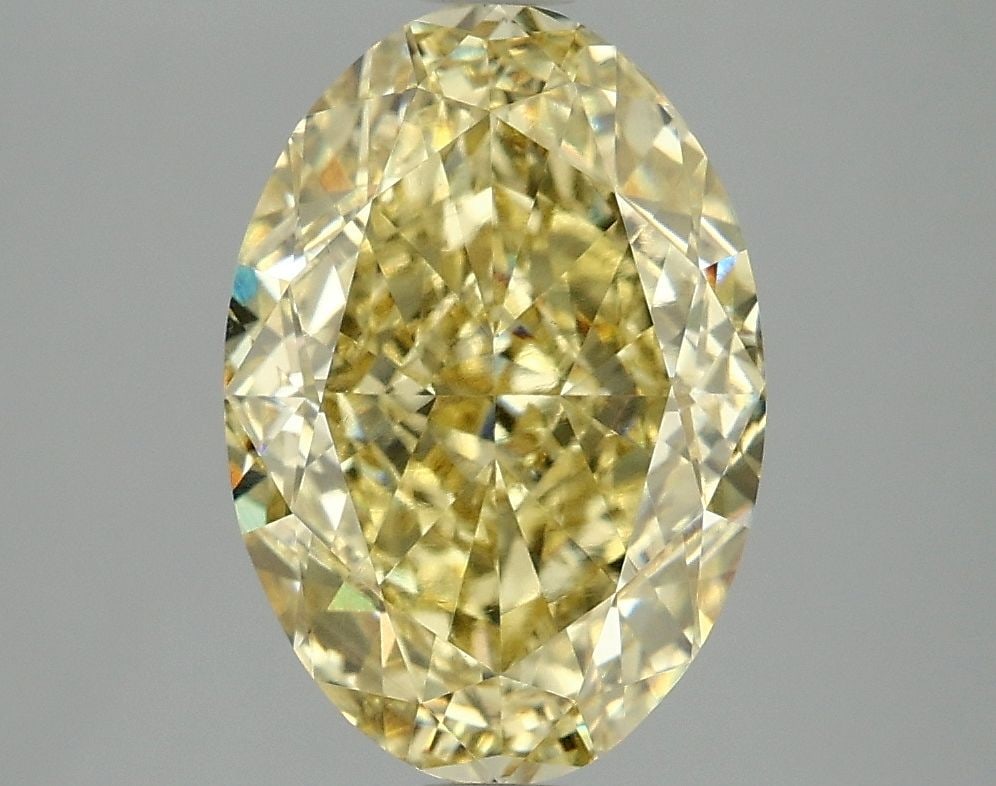 Loose Diamond - OVAL 4.09ct Fancy Intense Yellow VVS2: Loose Diamond - OVAL 4.09ct Fancy Intense Yellow VVS2 Source: This is a real non-mined Diamond that has been grown in a lab Shape: OVAL Carats: 4.09 Color: Fancy Intense Yellow Certification: IGI Vide