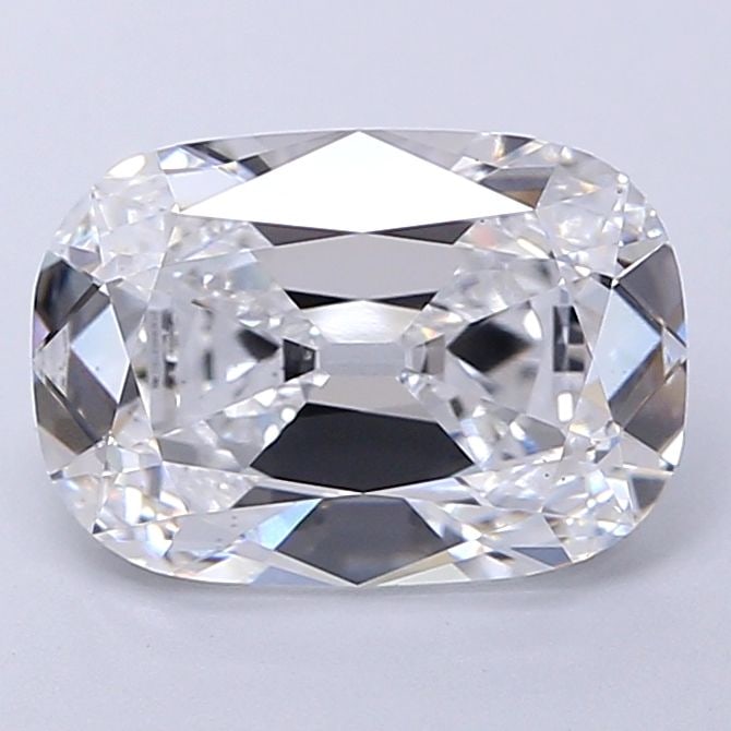 Loose Diamond - CUSHION BRILLIANT 2.51ct D VS2: Loose Diamond - CUSHION BRILLIANT 2.51ct D VS2 Source: This is a real non-mined Diamond that has been grown in a lab Shape: CUSHION BRILLIANT Carats: 2.51 Color: D Clarity: VS2 Certification: IGI Vide