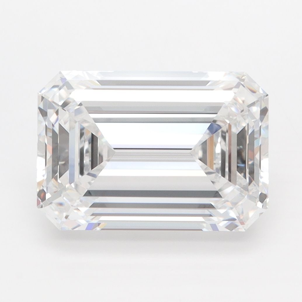 Loose Diamond - EMERALD 4.01ct E VVS2: Loose Diamond - EMERALD 4.01ct E VVS2 Source: This is a real non-mined Diamond that has been grown in a lab Shape: EMERALD Carats: 4.01 Color: E Clarity: VVS2 Certification: GIA Video: