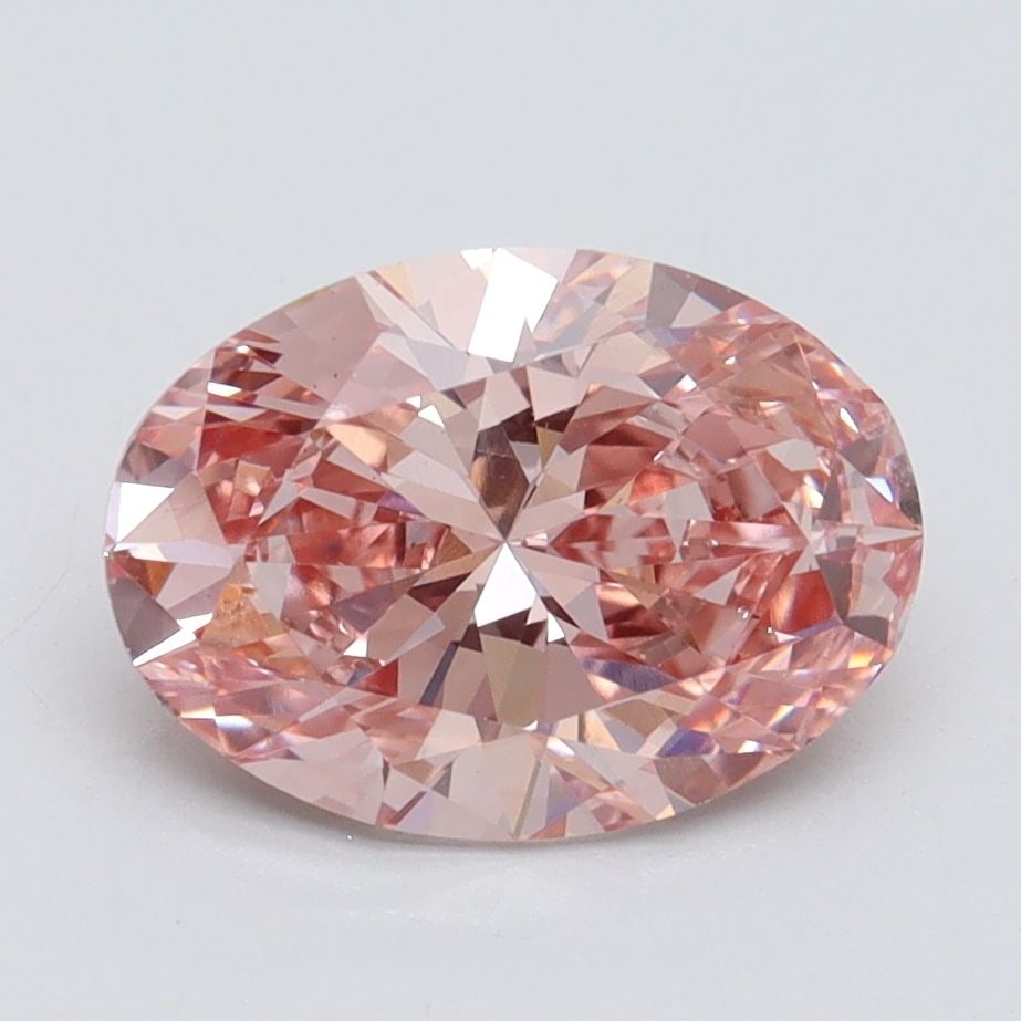 Loose Diamond - OVAL 2.12ct Fancy Intense Pink VS2: Loose Diamond - OVAL 2.12ct Fancy Intense Pink VS2 Source: This is a real non-mined Diamond that has been grown in a lab Shape: OVAL Carats: 2.12 Color: Fancy Intense Pink Certification: IGI Video:
