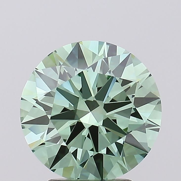 Ideal Loose Diamond - ROUND 3.0ct Fancy Vivid Green VVS2: Ideal Loose Diamond - ROUND 3.0ct Fancy Vivid Green VVS2 Source: This is a real non-mined Diamond that has been grown in a lab Shape: ROUND Carats: 3.0 Color: Fancy Vivid Green Certification: IGI Vide