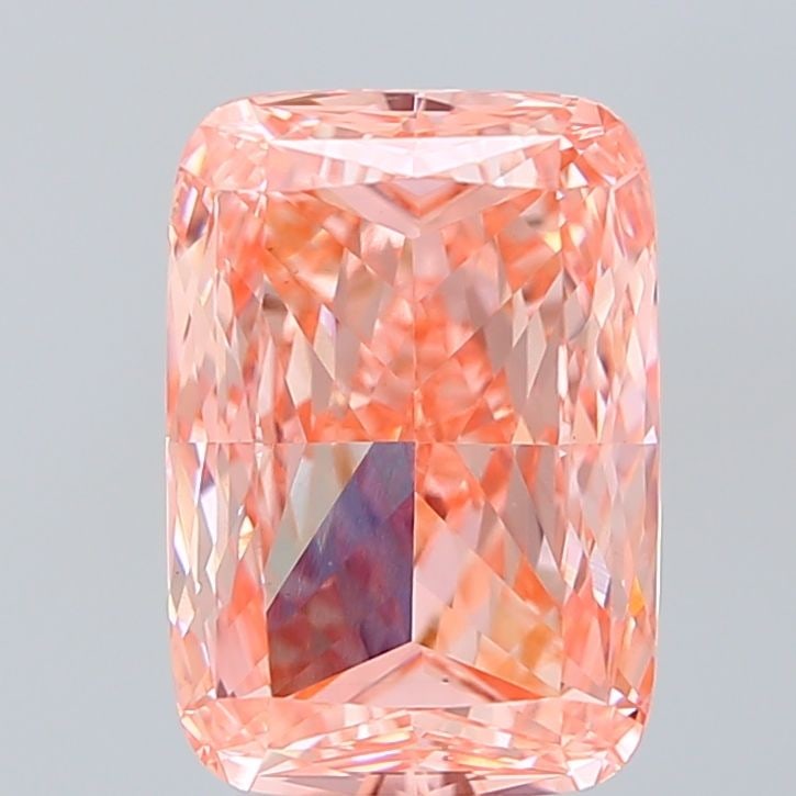 Loose Diamond - CUSHION MODIFIED 5.05ct Fancy Vivid Pink VS2: Loose Diamond - CUSHION MODIFIED 5.05ct Fancy Vivid Pink VS2 Source: This is a real non-mined Diamond that has been grown in a lab Shape: CUSHION MODIFIED Carats: 5.05 Color: Fancy Vivid Pink Certific