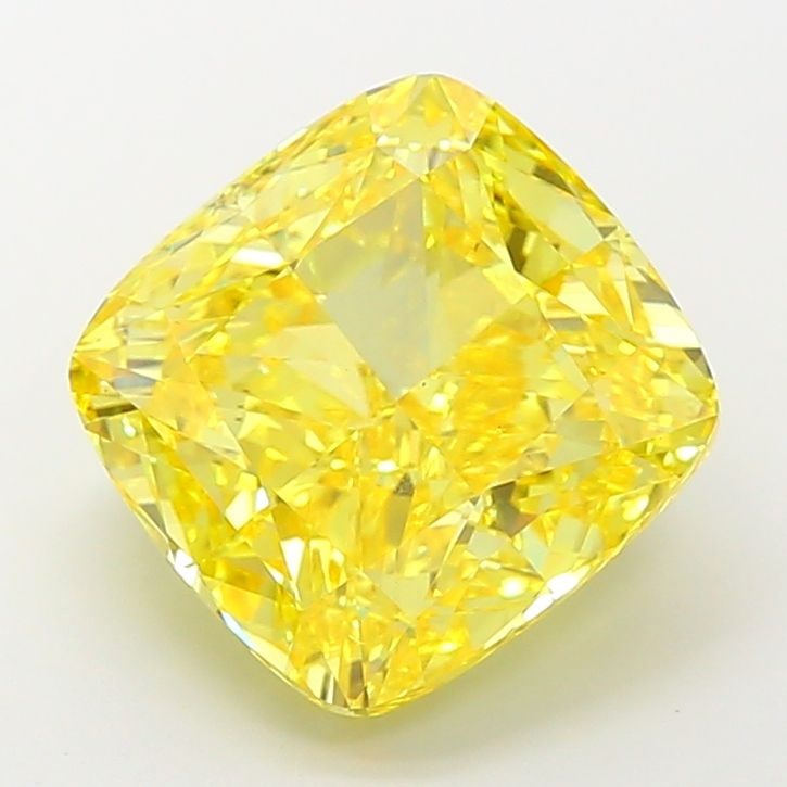 Loose Diamond - CUSHION MODIFIED 9.52ct Fancy Vivid Yellow VS2: Loose Diamond - CUSHION MODIFIED 9.52ct Fancy Vivid Yellow VS2 Source: This is a real non-mined Diamond that has been grown in a lab Shape: CUSHION MODIFIED Carats: 9.52 Color: Fancy Vivid Yellow Cert