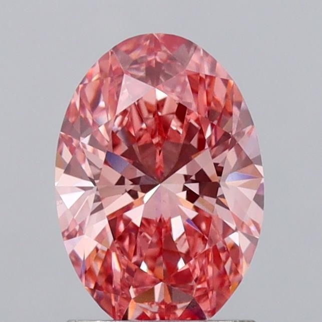 Loose Diamond - OVAL 1.57ct Fancy Vivid Pink VS2: Loose Diamond - OVAL 1.57ct Fancy Vivid Pink VS2 Source: This is a real non-mined Diamond that has been grown in a lab Shape: OVAL Carats: 1.57 Color: Fancy Vivid Pink Certification: IGI Video: