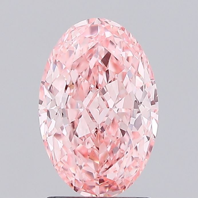 Loose Diamond - OVAL 2.0ct Fancy Vivid Pink VVS2: Loose Diamond - OVAL 2.0ct Fancy Vivid Pink VVS2 Source: This is a real non-mined Diamond that has been grown in a lab Shape: OVAL Carats: 2.0 Color: Fancy Vivid Pink Certification: IGI Video: