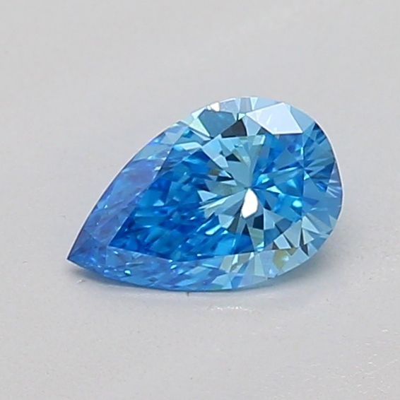 Loose Diamond - PEAR 0.23ct Fancy Vivid Blue VVS2: Loose Diamond - PEAR 0.23ct Fancy Vivid Blue VVS2 Source: This is a real non-mined Diamond that has been grown in a lab Shape: PEAR Carats: 0.23 Color: Fancy Vivid Blue Certification: IGI Additional i