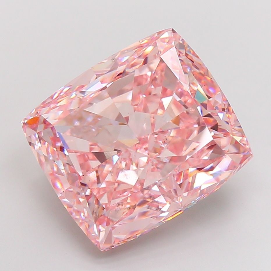 Loose Diamond - CUSHION MODIFIED 30.59ct Fancy Intense Pink VS1: Loose Diamond - CUSHION MODIFIED 30.59ct Fancy Intense Pink VS1 Source: This is a real non-mined Diamond that has been grown in a lab Shape: CUSHION MODIFIED Carats: 30.59 Color: Fancy Intense Pink Ce