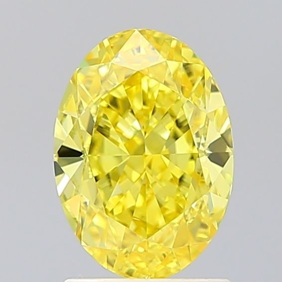 Loose Diamond - OVAL 2.08ct Fancy Vivid Yellow VS1: Loose Diamond - OVAL 2.08ct Fancy Vivid Yellow VS1 Source: This is a real non-mined Diamond that has been grown in a lab Shape: OVAL Carats: 2.08 Color: Fancy Vivid Yellow Certification: IGI Video: