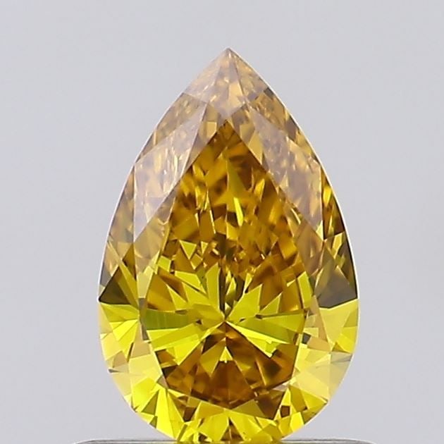 Loose Diamond - PEAR 0.51ct Fancy Vivid Orange VS2: Loose Diamond - PEAR 0.51ct Fancy Vivid Orange VS2 Source: This is a real non-mined Diamond that has been grown in a lab Shape: PEAR Carats: 0.51 Color: Fancy Vivid Orange Certification: IGI Additiona