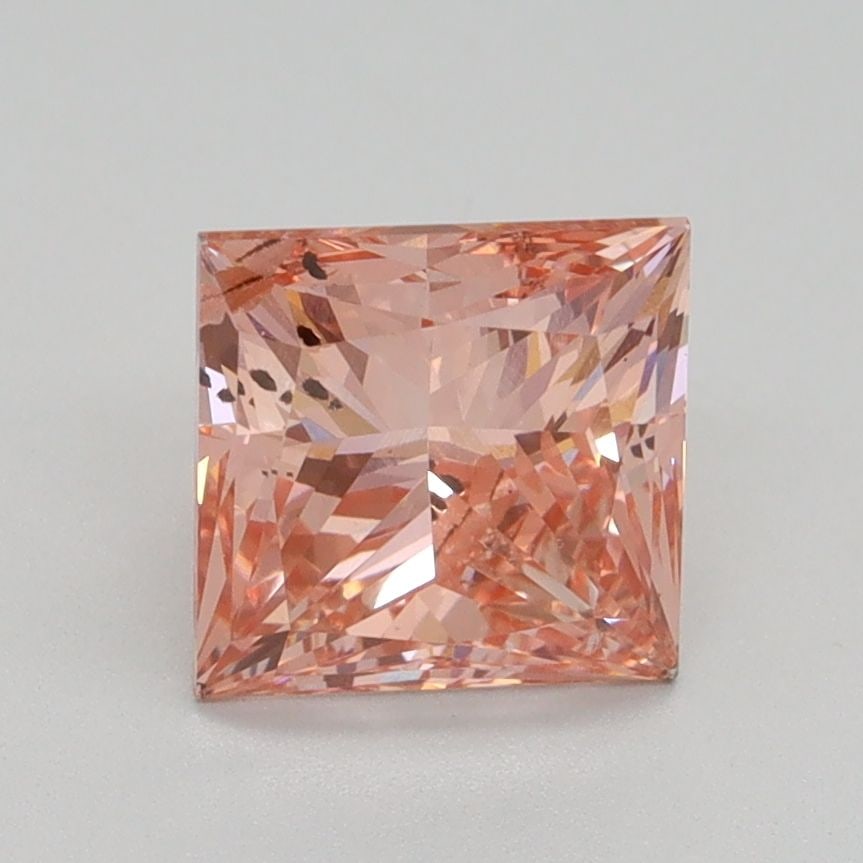 Loose Diamond - PRINCESS 1.9ct Fancy Vivid Pink SI2: Loose Diamond - PRINCESS 1.9ct Fancy Vivid Pink SI2 Source: This is a real non-mined Diamond that has been grown in a lab Shape: PRINCESS Carats: 1.9 Color: Fancy Vivid Pink Certification: IGI Video: