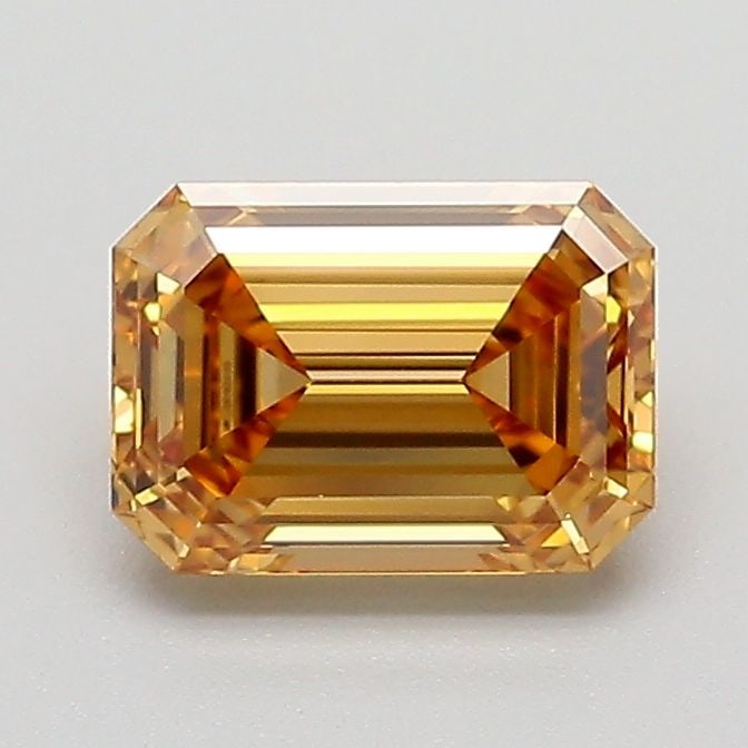 Loose Diamond - EMERALD 1.1ct Fancy Light Yellowish Brown VS1: Loose Diamond - EMERALD 1.1ct Fancy Light Yellowish Brown VS1 Source: This is a real non-mined Diamond that has been grown in a lab Shape: EMERALD Carats: 1.1 Color: Fancy Light Yellowish Brown Certif