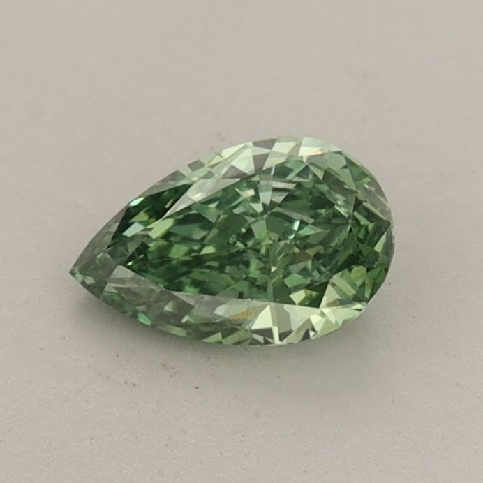 Loose Diamond - PEAR 0.5ct Fancy Vivid Green VS1: Loose Diamond - PEAR 0.5ct Fancy Vivid Green VS1 Source: This is a real non-mined Diamond that has been grown in a lab Shape: PEAR Carats: 0.5 Color: Fancy Vivid Green Certification: IGI Video: