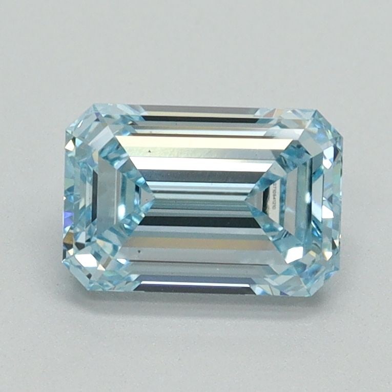 Loose Diamond - EMERALD 1.17ct Fancy Intense Blue VS1: Loose Diamond - EMERALD 1.17ct Fancy Intense Blue VS1 Source: This is a real non-mined Diamond that has been grown in a lab Shape: EMERALD Carats: 1.17 Color: Fancy Intense Blue Certification: IGI Vid