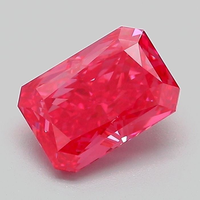 Loose Diamond - RADIANT 1.31ct Fancy Vivid Pink VS1: Loose Diamond - RADIANT 1.31ct Fancy Vivid Pink VS1 Source: This is a real non-mined Diamond that has been grown in a lab Shape: RADIANT Carats: 1.31 Color: Fancy Vivid Pink Certification: IGI Video: